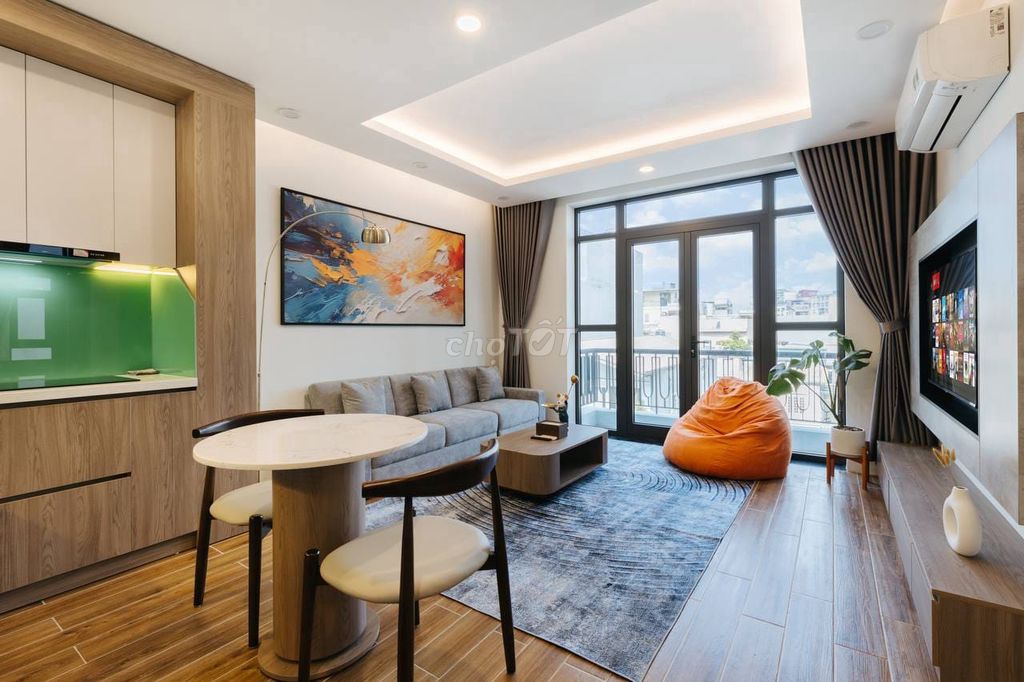 Penthouse cho thuê tại Bình Thạnh 45m² giá 6.5 triệu - Full nội thất cao cấp!