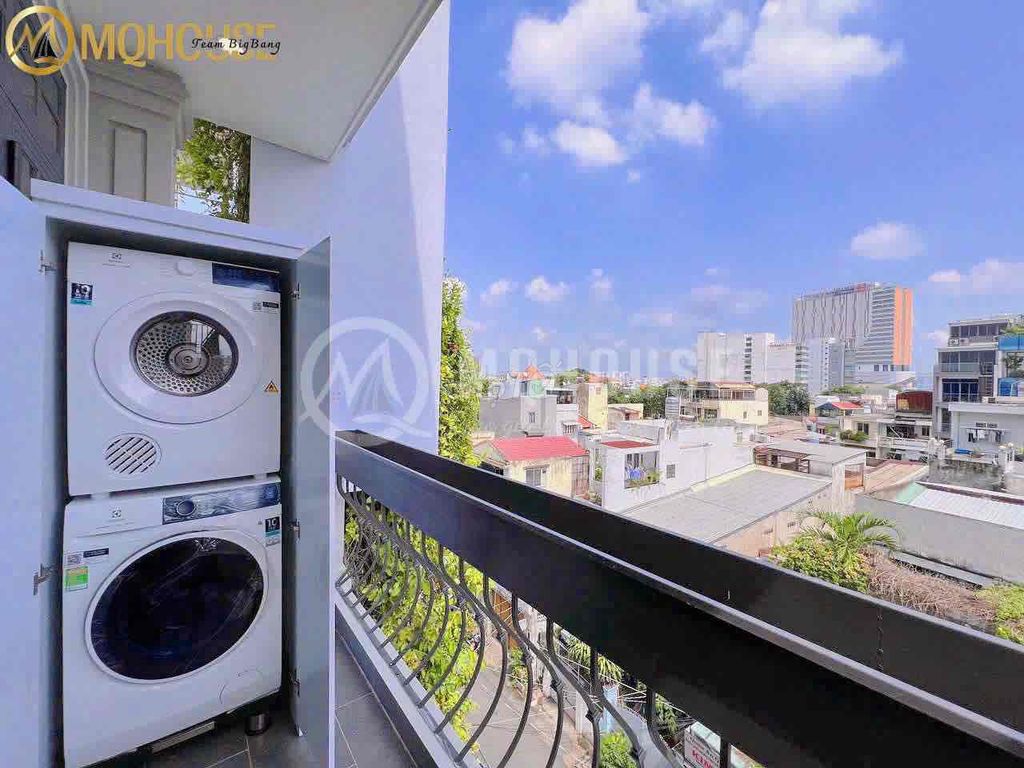 Căn hộ cho thuê quận Bình Thạnh 45m² giá 9.5 triệu - Ban công rộng rãi, full nội thất!