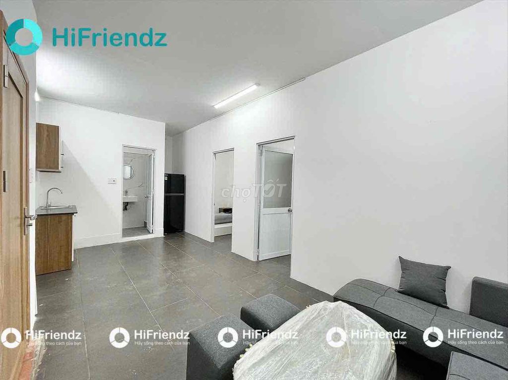 Căn hộ 2 phòng ngủ Tân Bình 50m² giá 9.5 triệu - Nội thất đầy đủ, an ninh 24/7!