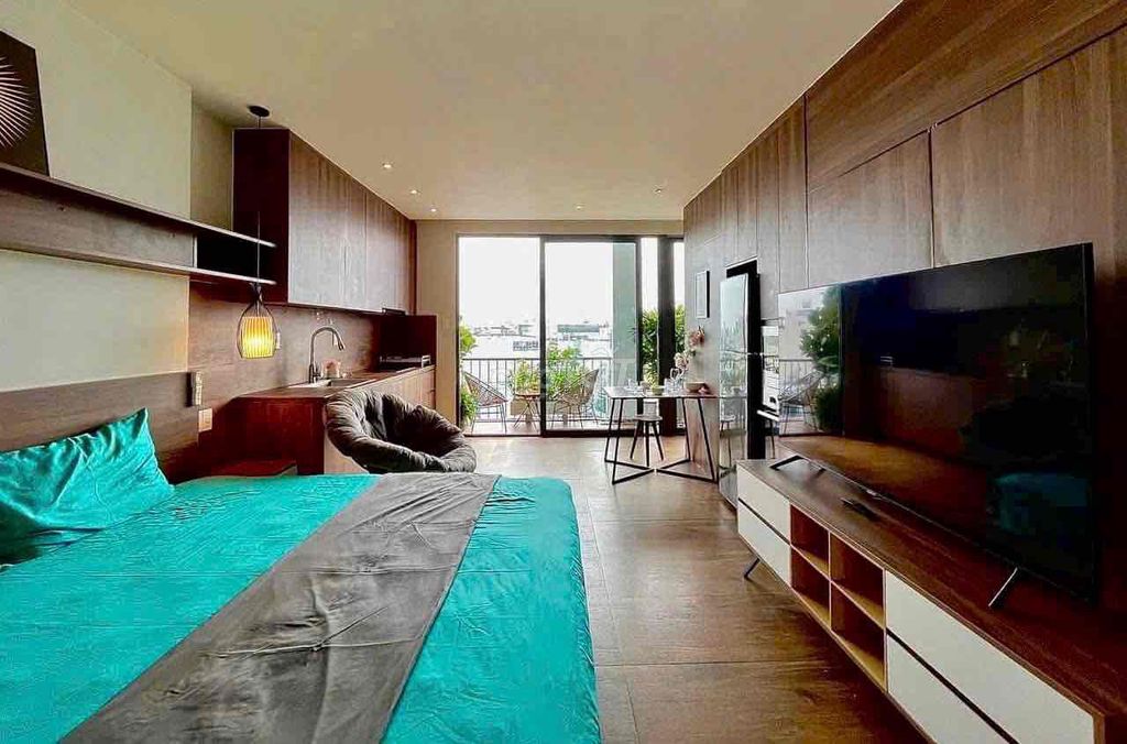 Cho thuê căn hộ Studio Huỳnh Mẫn Đạt, Quận Bình Thạnh 40m² giá 9.5 triệu - Full nội thất cao cấp!