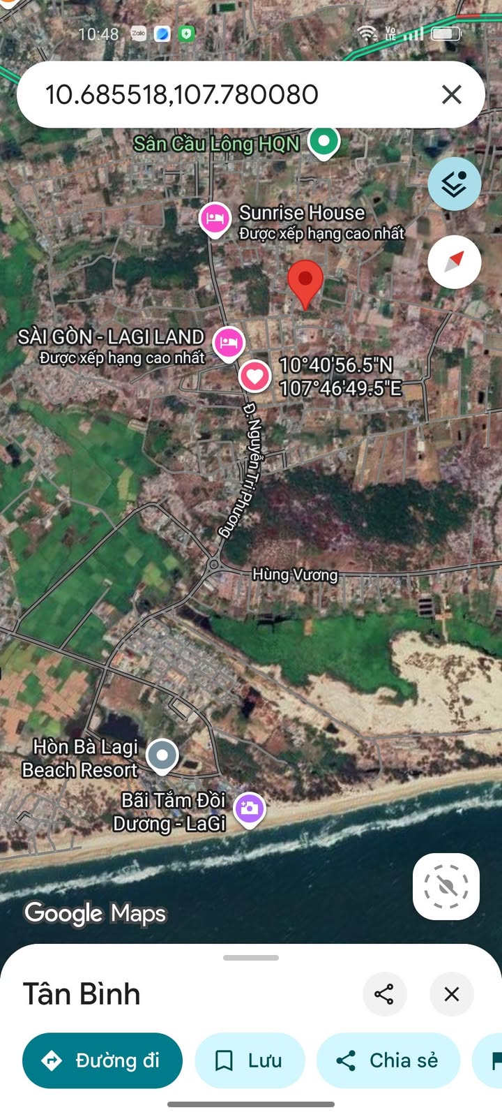 Đất 2 mặt tiền Tân Bình La Gi 346m² - Sổ đỏ chính chủ, giá tốt!