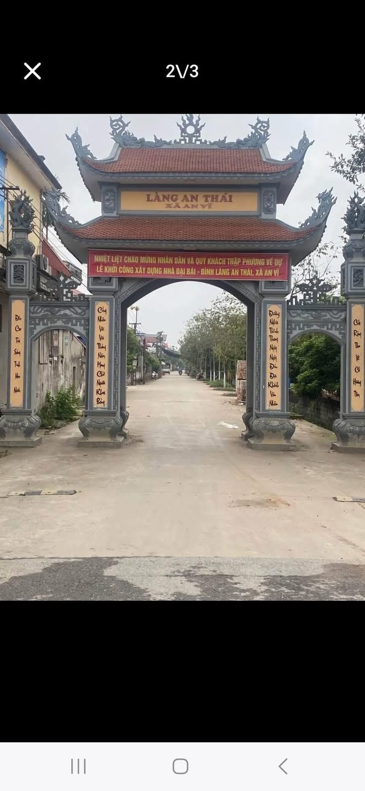 Đất nền An Vĩ, Khoái Châu 115m² giá chỉ 3x/m² - Cơ hội đầu tư hiếm có!