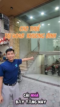 Cho thuê mặt bằng kinh doanh tại 404B Khương Đình 60m² - Tòa 7 tầng mới 100%!