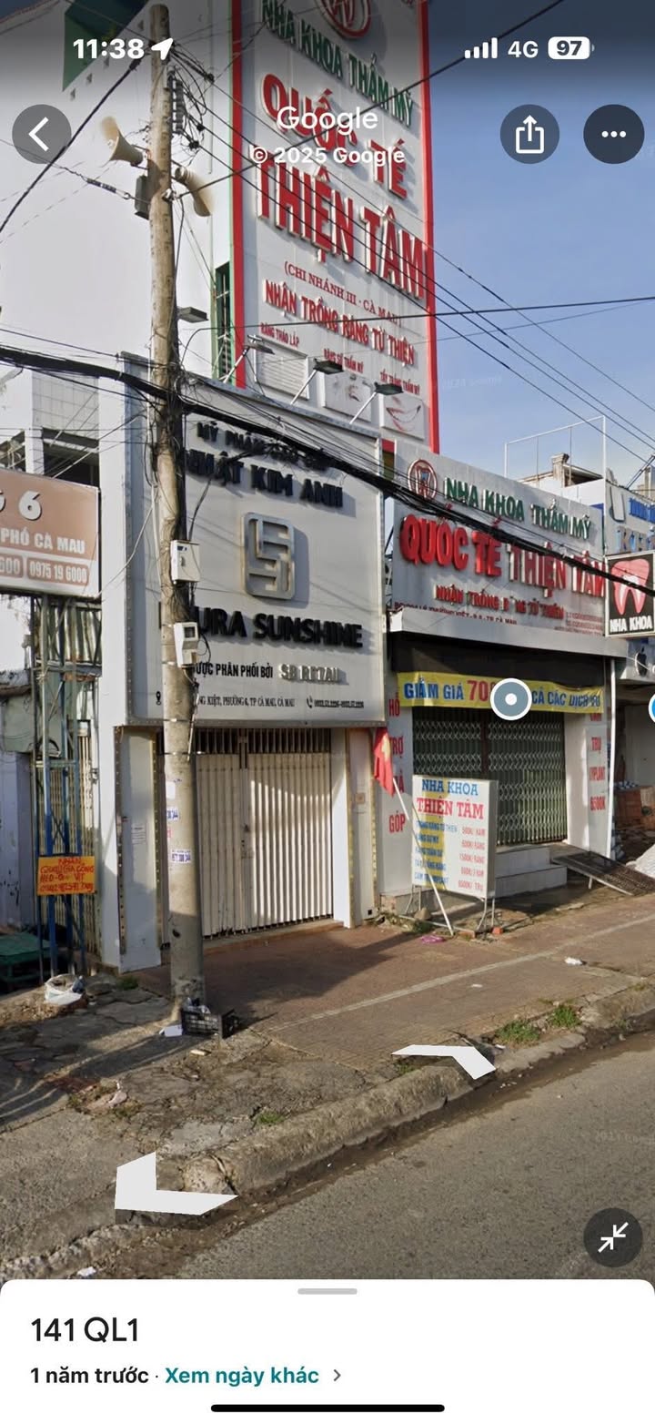 Cho thuê nhà mặt tiền đường Lý Thường Kiệt, Cà Mau - Vị trí kinh doanh lý tưởng chỉ 8 triệu/tháng!