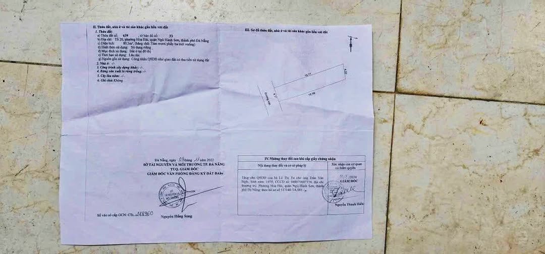 Đất kiệt Đặng Thái Thân, Hoà Hải, Đà Nẵng 80m² giá 3.5 tỷ - Ô tô vào tận nơi!