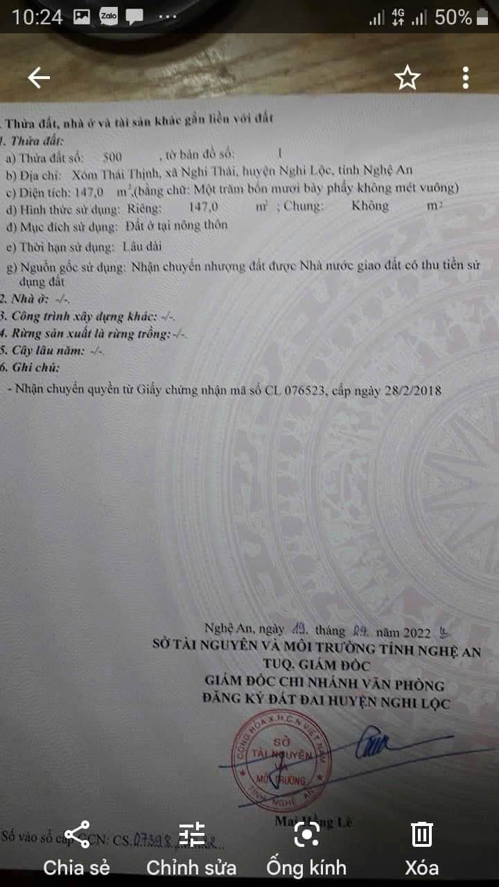 Đất Nghi Thái 140m² giá 2.52 tỷ - Gần chợ Lò Vôi tiện lợi!