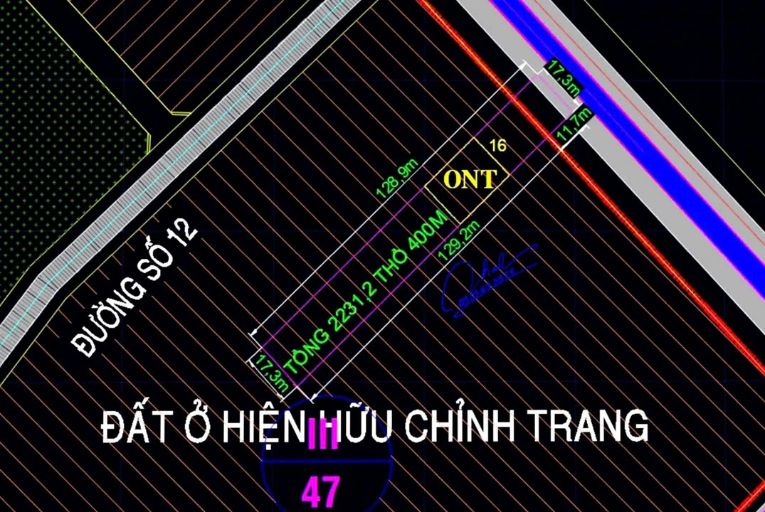 Bán đất xã Tân Thông Hội, huyện Củ Chi 2210m² giá 26.5 tỷ - Đầu tư sinh lời ngay!