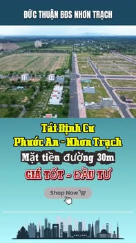 Đất nền dự án tái định cư Phước An Nhơn Trạch 90m² giá từ 1.8 tỷ - Cơ hội đầu tư hấp dẫn!
