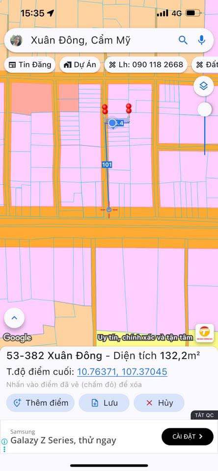 Đất thổ cư Xuân Đông, Cẩm Mỹ 130m² chỉ 250 triệu - Sổ đỏ chính chủ!