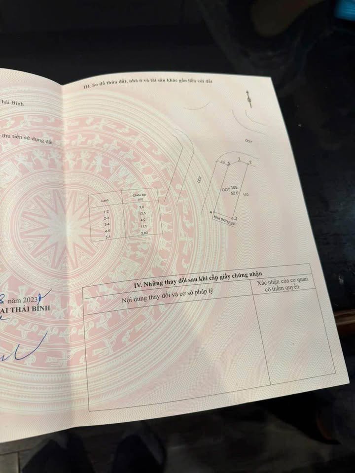 Đất nền lô góc TDC Công An Thái Bình 52m² giá 2 tỷ - Cơ hội đầu tư hiếm có!