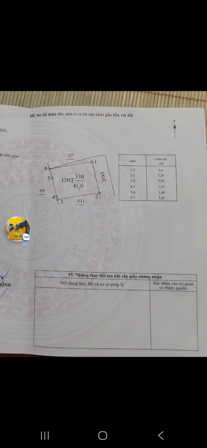Đất nền thôn Tây Hạ, xã Vũ Phúc, 41m² chỉ 530 triệu - Đầu tư sinh lời tối ưu!