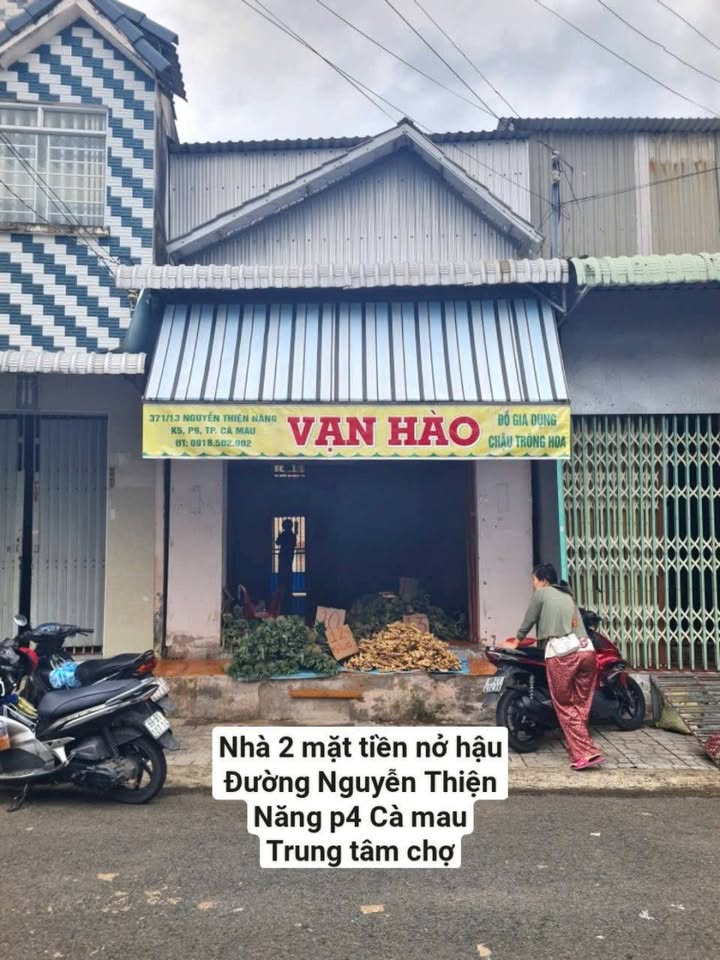 Nhà 2 mặt tiền nở hậu tại Đường Nguyễn Thiện Năng, Cà Mau - Chỉ 1 tỷ!