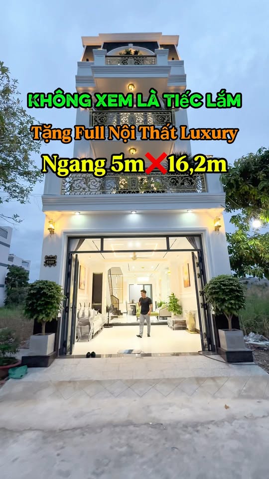 Nhà phố Tân cổ điển KDC Green Riverside, Nhà Bè 81m² giá 9.8 tỷ - Full nội thất sang trọng!