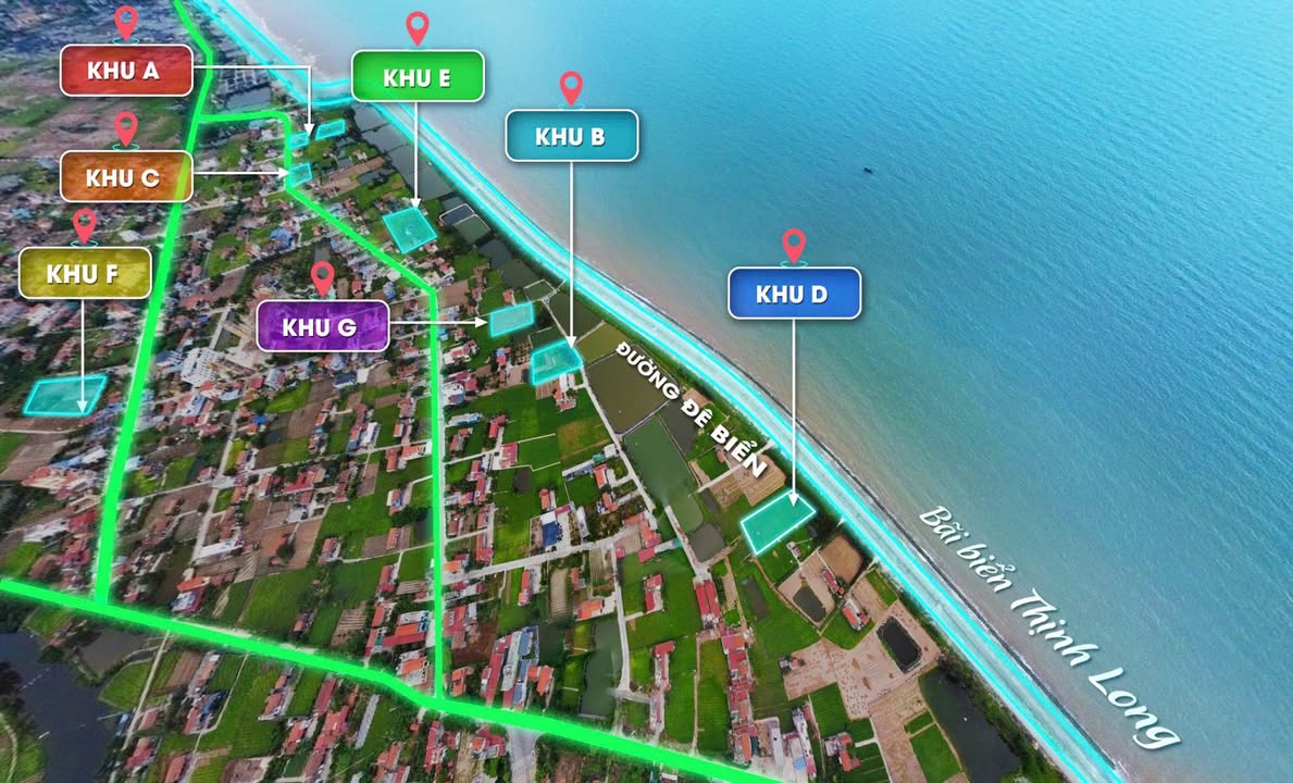 Đất biển Thịnh Long 80m² giá 1 tỷ - Vị trí đắc địa, đầu tư lý tưởng!