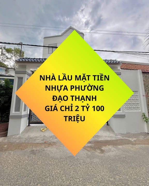 Bán nhà mặt tiền Thạnh Hòa, Đạo Thạnh, 78m² - Nhà mới, chỉ cần dọn vào ở!