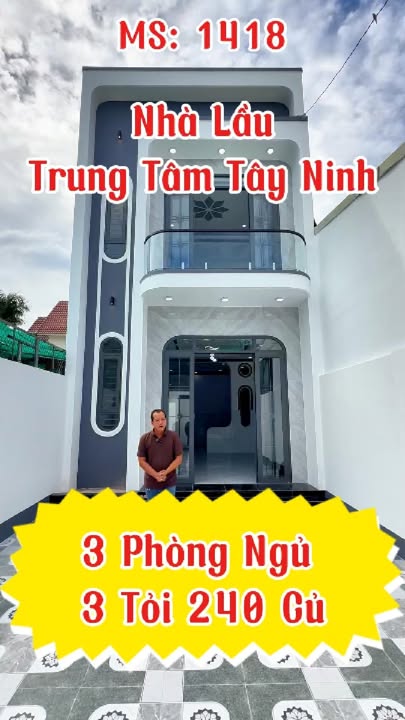 Nhà lầu 4 phòng ngủ tại Tân Ninh, Tây Ninh 140m² - Vị trí đắc địa, giá thỏa thuận!