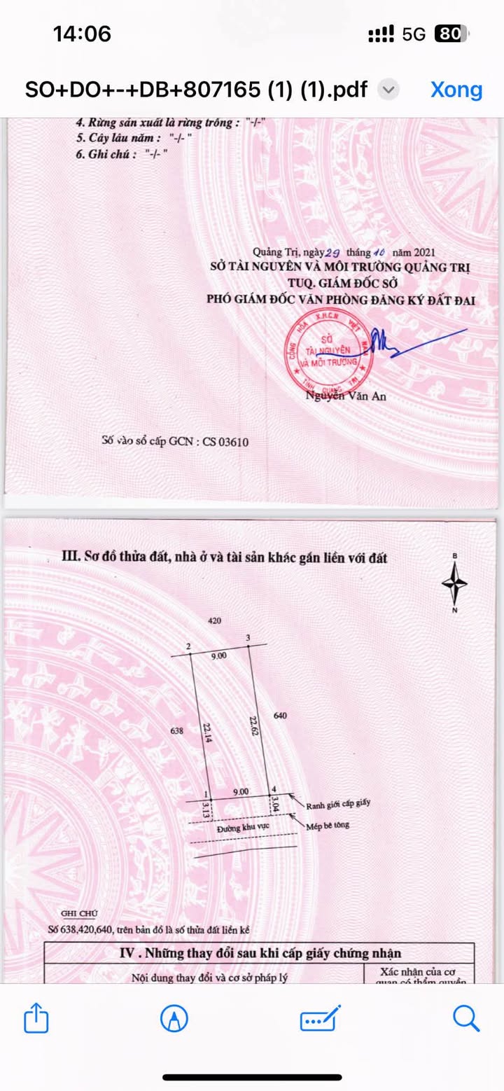 Lô đất Cam Nghĩa, Cam Lộ 202m² giá chỉ 220 triệu - Sổ đỏ chính chủ!