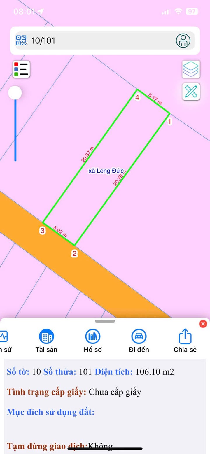 Lô đất 100m² tại xã Bình An, Long Thành - Giá chỉ 350 triệu, chính chủ cần bán gấp!