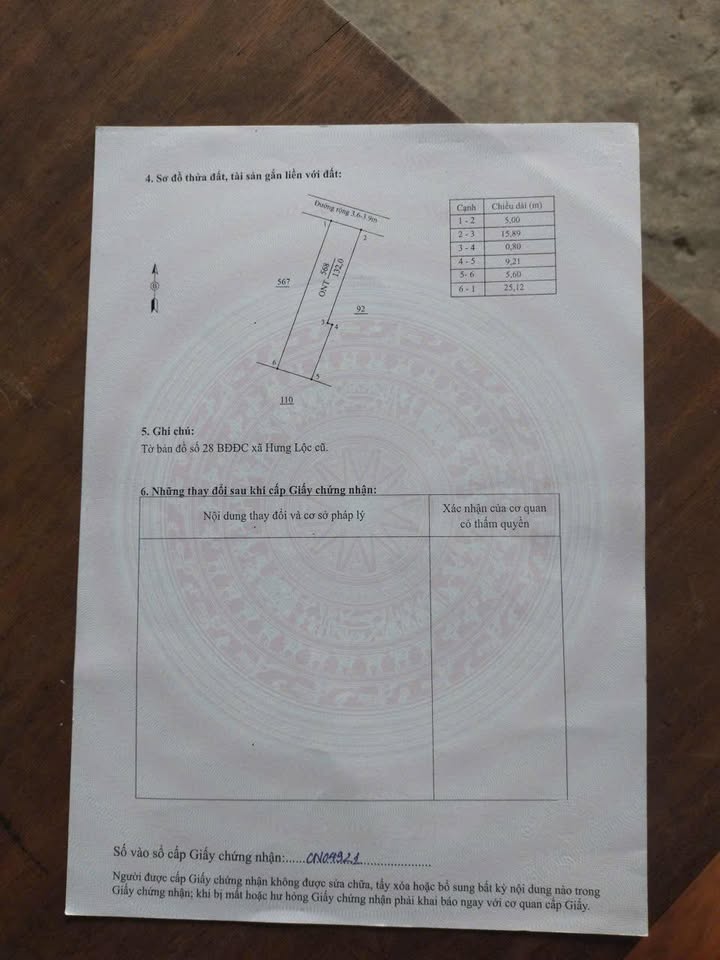 Đất nền Hưng Lộc, Hậu Lộc 132m² - Cơ hội đầu tư lý tưởng!