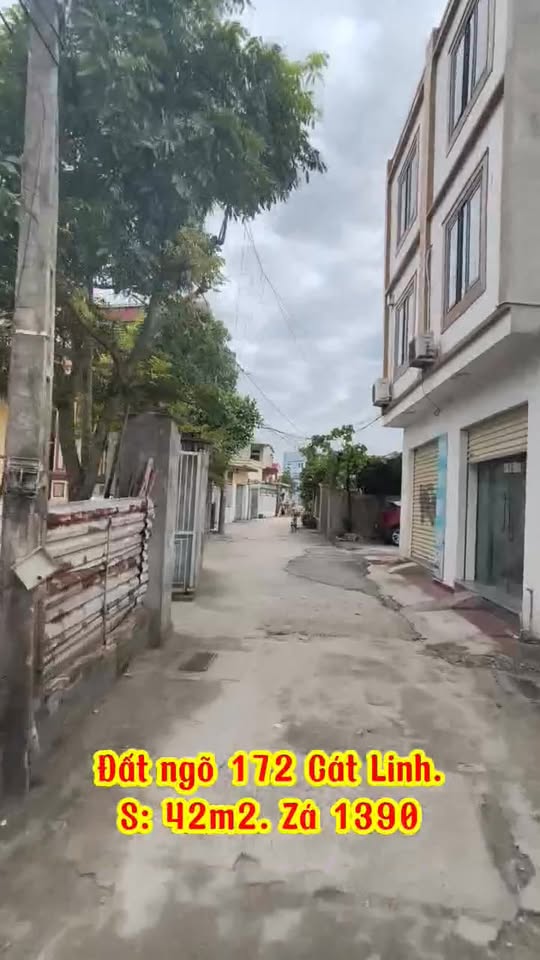 Đất ngõ 172 Cát Linh, Tràng Cát 42m² giá 1.39 tỷ - Cơ hội đầu tư tuyệt vời!
