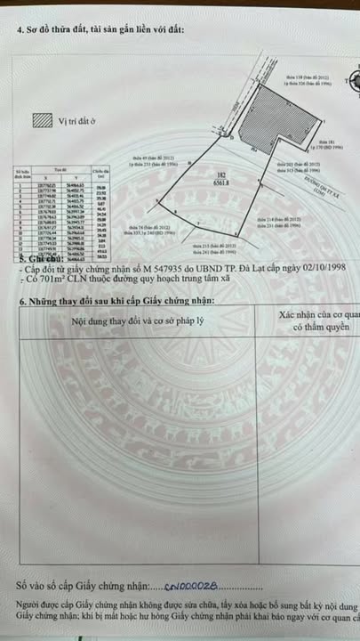 Đất nền Cam Ly Đà Lạt 6651m² - Vị trí đắc địa, sổ đỏ chính chủ!