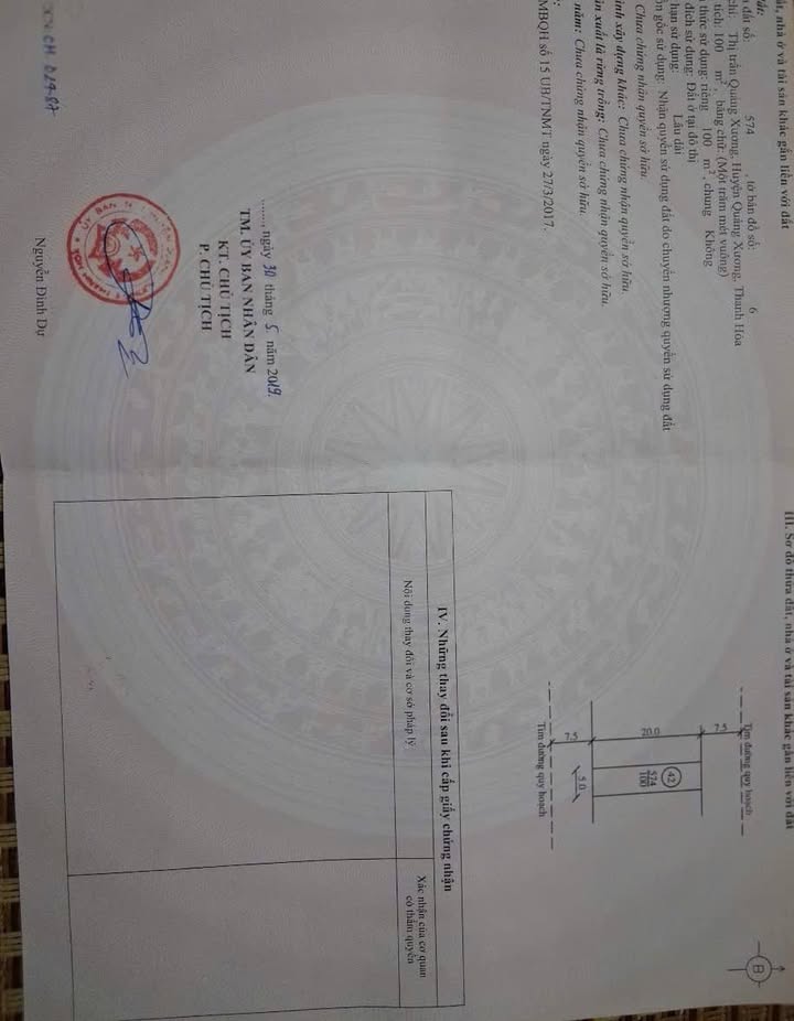 Đất nền Tân Phong, Quảng Xương 100m² giá chỉ 1 tỷ - Gần trường học và chợ!