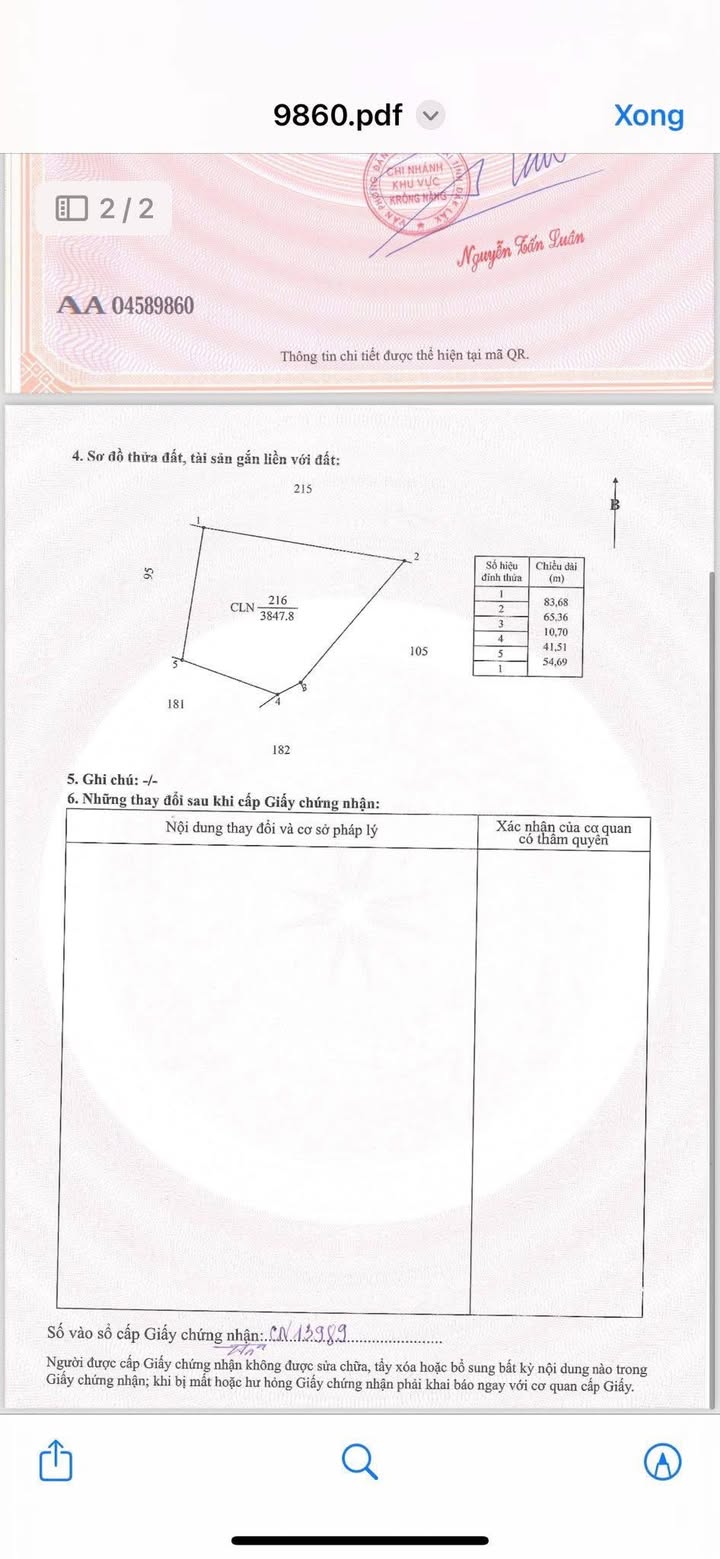Đất Phú Xuân Krông Năng 3800m² giá 1.299 tỷ - Cơ hội đầu tư hấp dẫn!