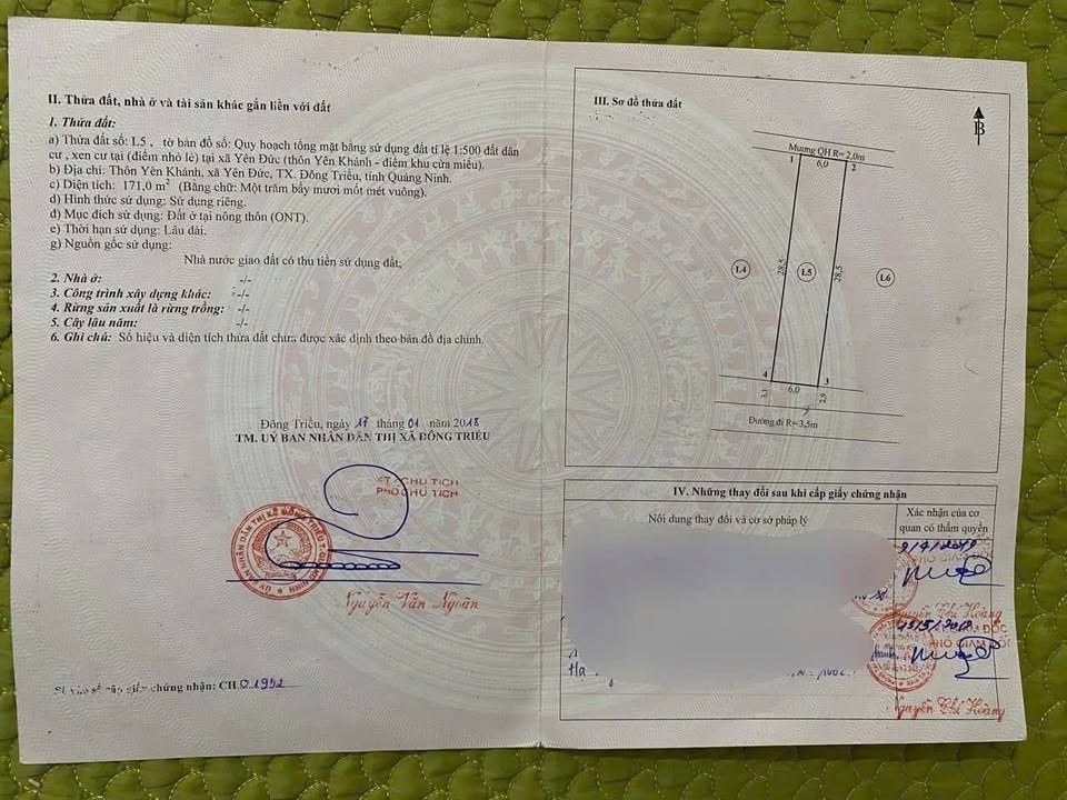 Đất nền Yên Khánh-Yên Đức 171m² giá chỉ 300 triệu - Đầu tư sinh lời ngay!