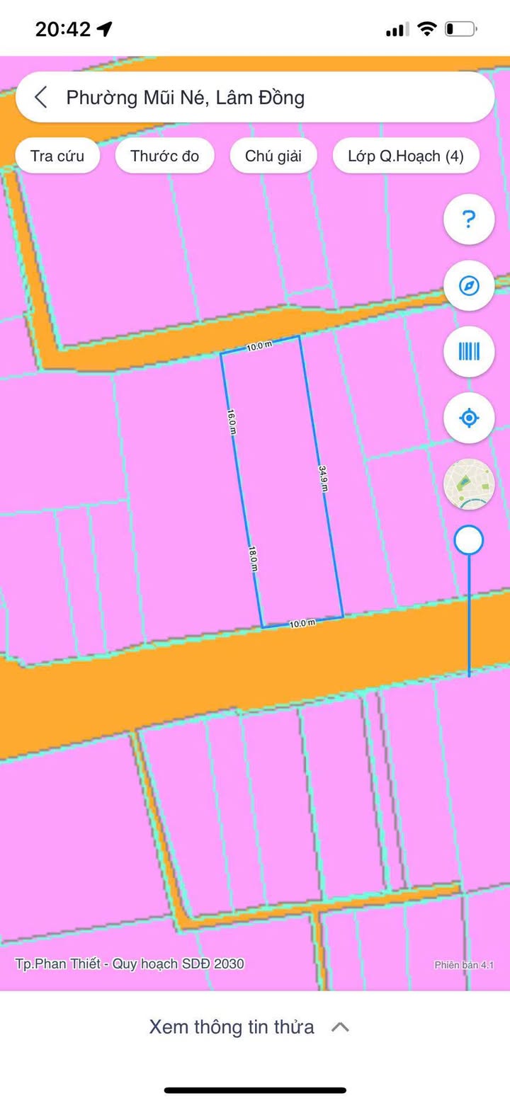 Đất nền Mũi Né 343m² giá 6.9 tỷ - Pháp lý sổ hồng riêng