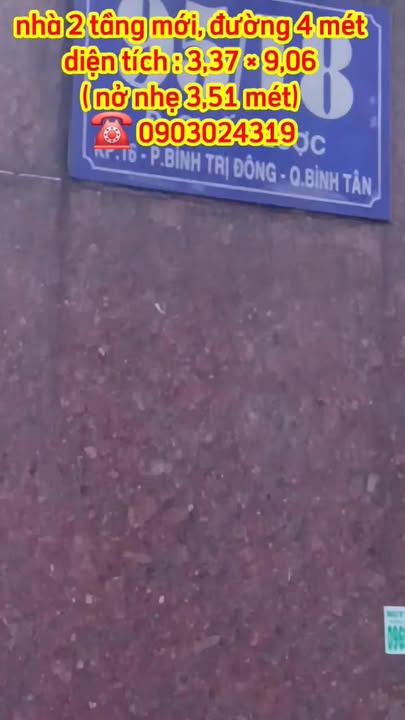 Nhà 2 tầng hẻm 95 Chiến Lược, Bình Trị Đông 31m² giá 4.55 tỷ - Nhà mới chính chủ, không quy hoạch!