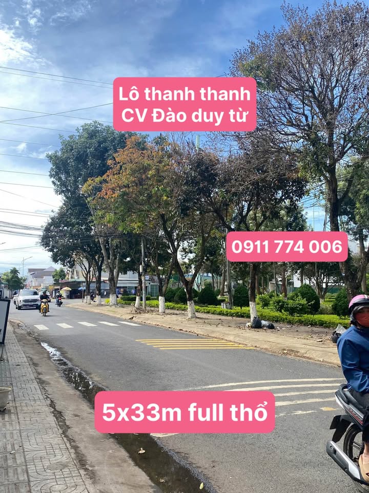 Lô đất mặt tiền Đào Duy Từ, Đức Trọng, 165m² - Kinh doanh sầm uất, giá tốt!