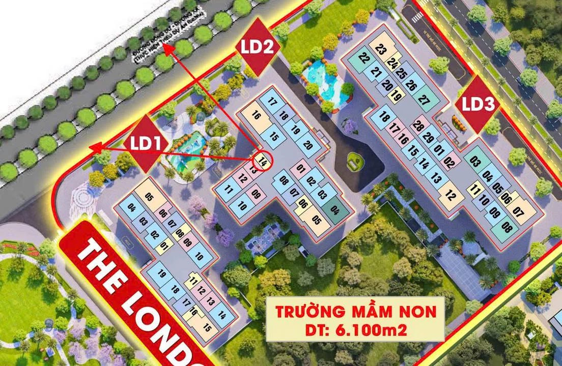 Căn hộ Studio The London Gia Lâm 26m² giá 2.2 tỷ - Sẵn sàng nhận nhà ngay!