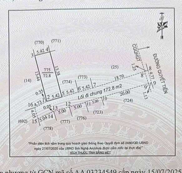 Đất nền Nghi Kim Vinh 72,5m² giá 1.3 tỷ - Đầu tư sinh lời ngay!