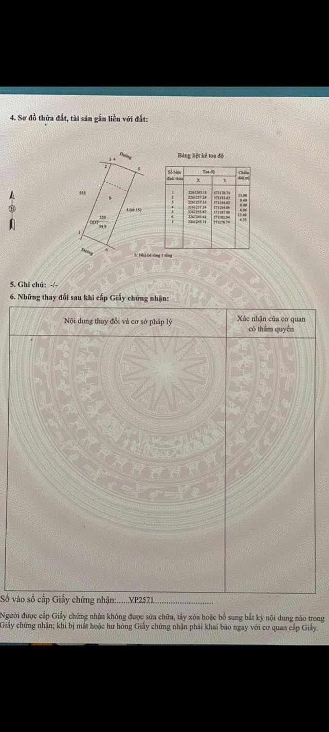 Bán đất tặng nhà 1,5 tầng tại Ngõ Phù Nghĩa, 60m² giá 1.468 tỷ - Cơ hội đầu tư hấp dẫn!