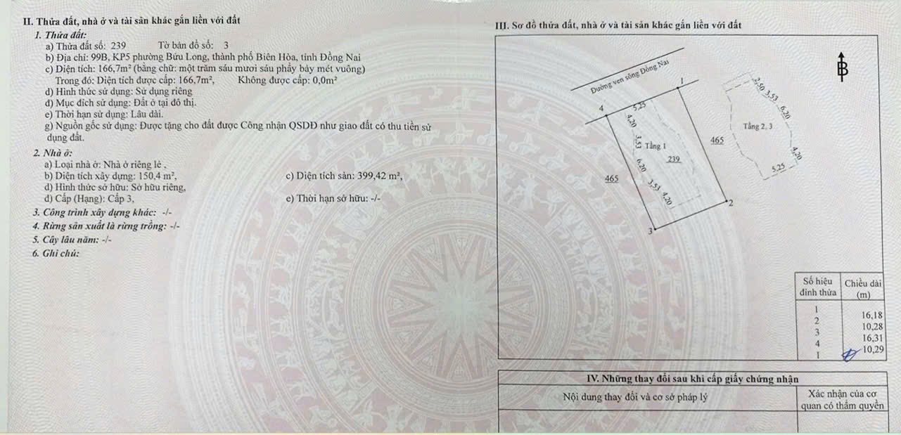 Đất mặt tiền đường Bửu Long, Biên Hòa 1164m² giá 48 tỷ - Cơ hội đầu tư hiếm có!