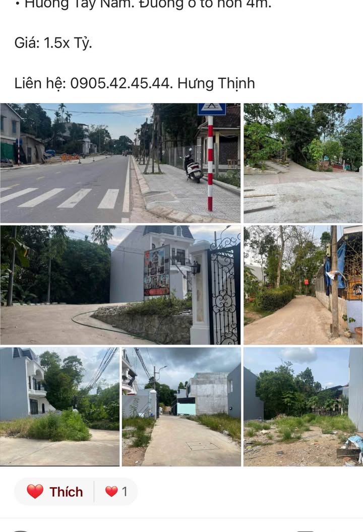 Đất Kiệt Ô Tô Huyền Trân Công Chúa 102m² giá 1.5 tỷ - Vị trí đẹp, thuận tiện giao thông!