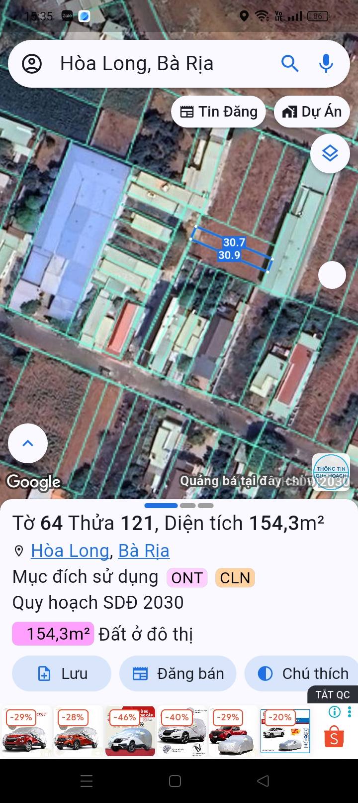 Đất nền Hòa Long, Bà Rịa 150m² giá 1.5 tỷ - Sổ đỏ chính chủ, vị trí đẹp!