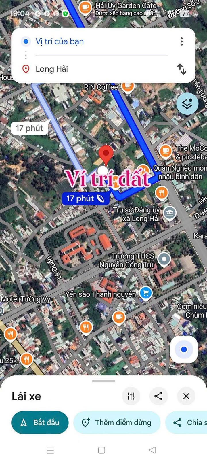 Đất nền Long Hải 125m² giá chỉ 1 tỷ - Đầu tư lý tưởng gần biển!