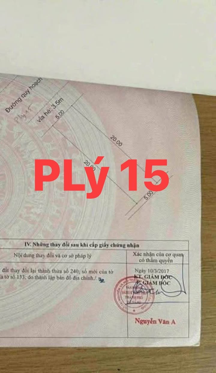 Đất nền mặt tiền đường Phước Lý 15, Đà Nẵng 100m² giá 4 tỷ - Vị trí đẹp, cơ hội đầu tư hấp dẫn!