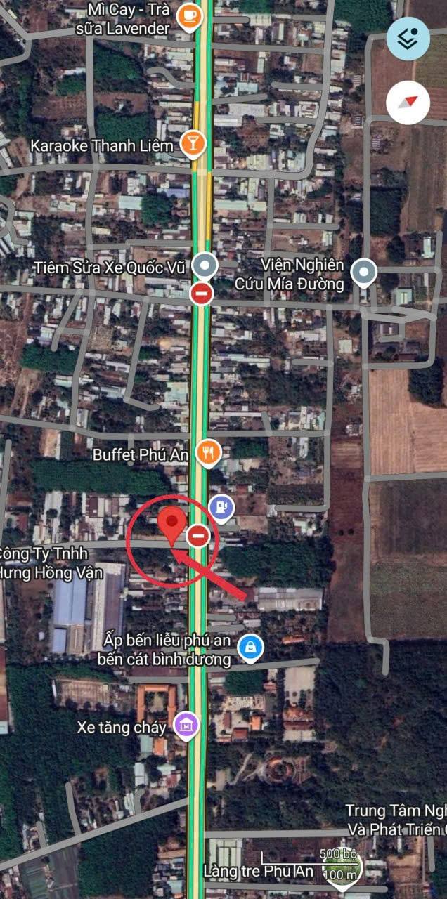 Đất mặt tiền đường nhựa Phú An, Bến Cát, 88m² giá 1.4 tỷ - Cơ hội đầu tư tuyệt vời!