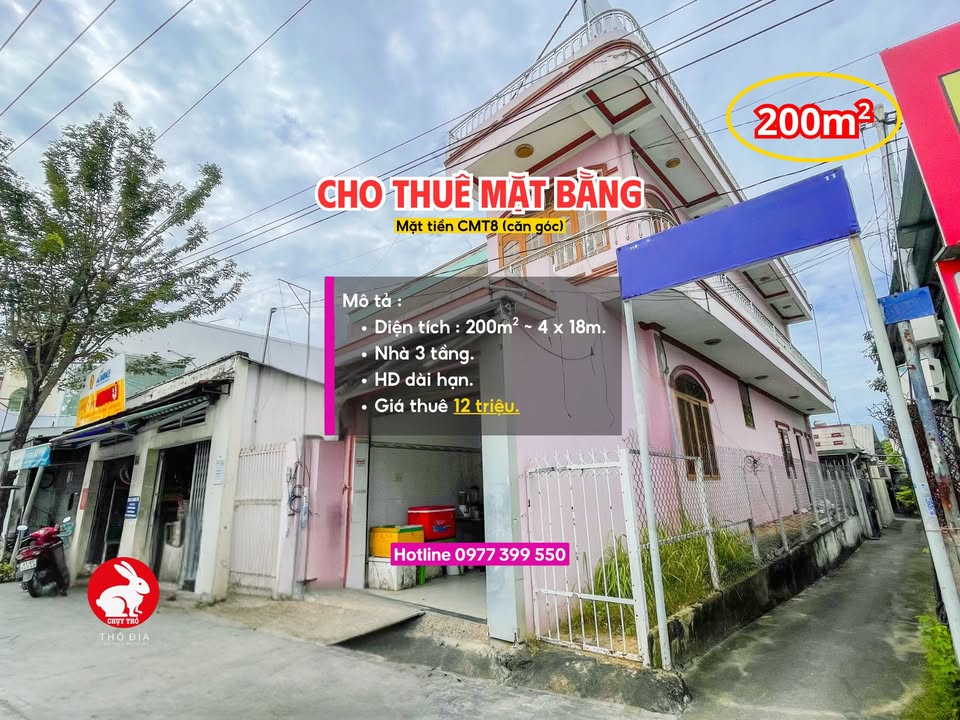 Cho thuê mặt bằng 200m² tại Cách Mạng Tháng 8, Thủ Dầu Một - Thiết kế hài hòa, phù hợp nhiều mô hình kinh doanh