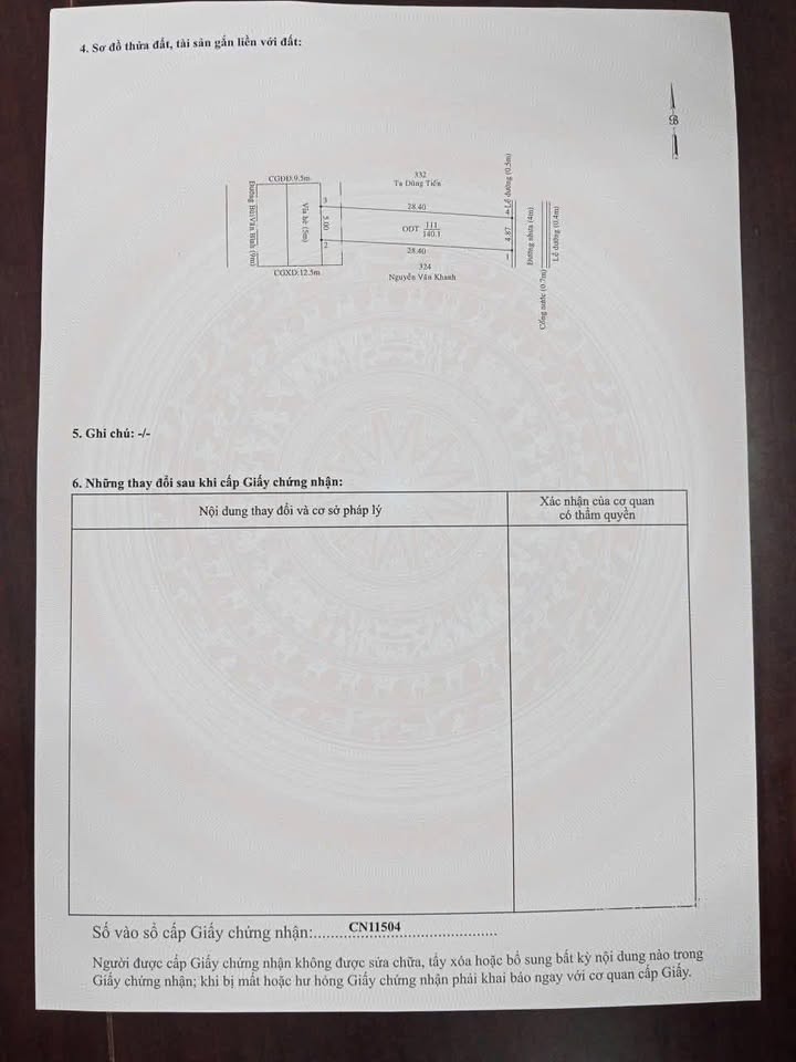 Nhà mặt tiền đường Bùi Văn Bình, Thủ Dầu Một, 140,1m² giá 6,2 tỷ - Kinh doanh sầm uất!