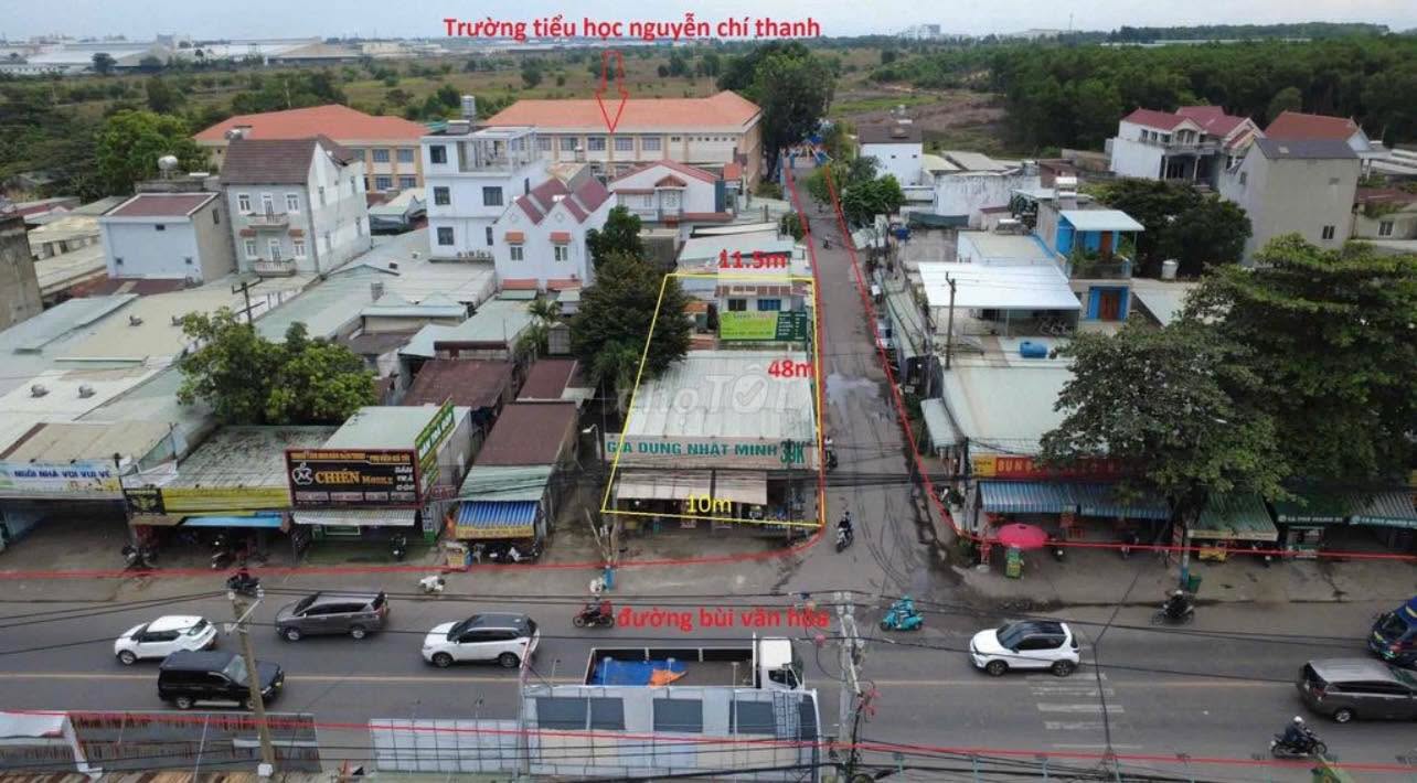 Nhà góc 2 mặt tiền đường Bùi Văn Hòa, Long Bình 480m² giá 25 tỷ - Đầu tư sinh lời tuyệt vời!