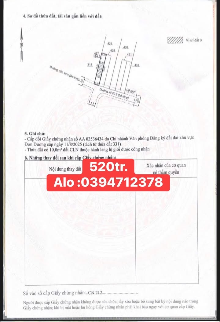 Đất thổ cư Ka Đô Đơn Dương 150m² giá 520 triệu - Cơ hội đầu tư hấp dẫn!