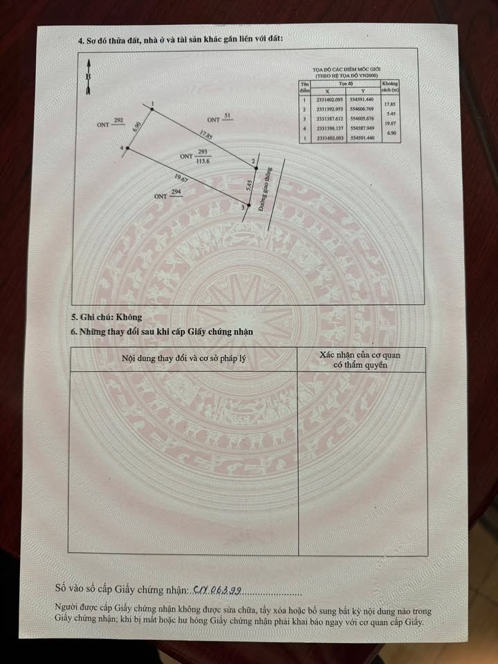 Đất nền 113.6m² tại xã Tu Vũ, Phú Thọ - Gần chợ, trường học, giá chỉ 300 triệu!