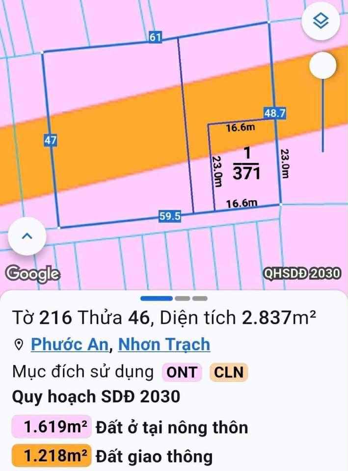 Đất nền Long Thọ Nhơn Trạch 3818m² giá thỏa thuận - Tiềm năng phát triển vượt bậc!
