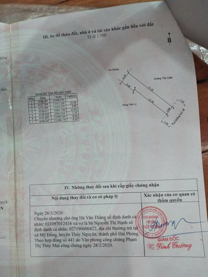 Đất đẹp phường Lê Ích Mộc, Thủy Nguyên 167m² giá 4 tỷ - Cơ hội đầu tư sinh lời!