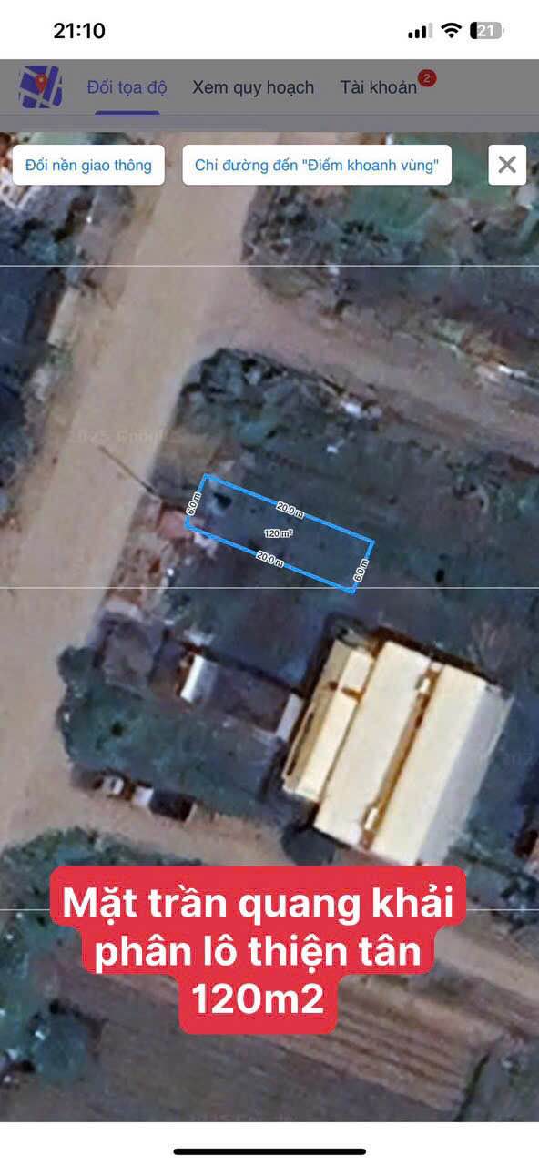 Đất nền kinh doanh mặt đường Trần Quang Khải, Ninh Bình 120m² - Đối diện KCN Phúc Sơn!