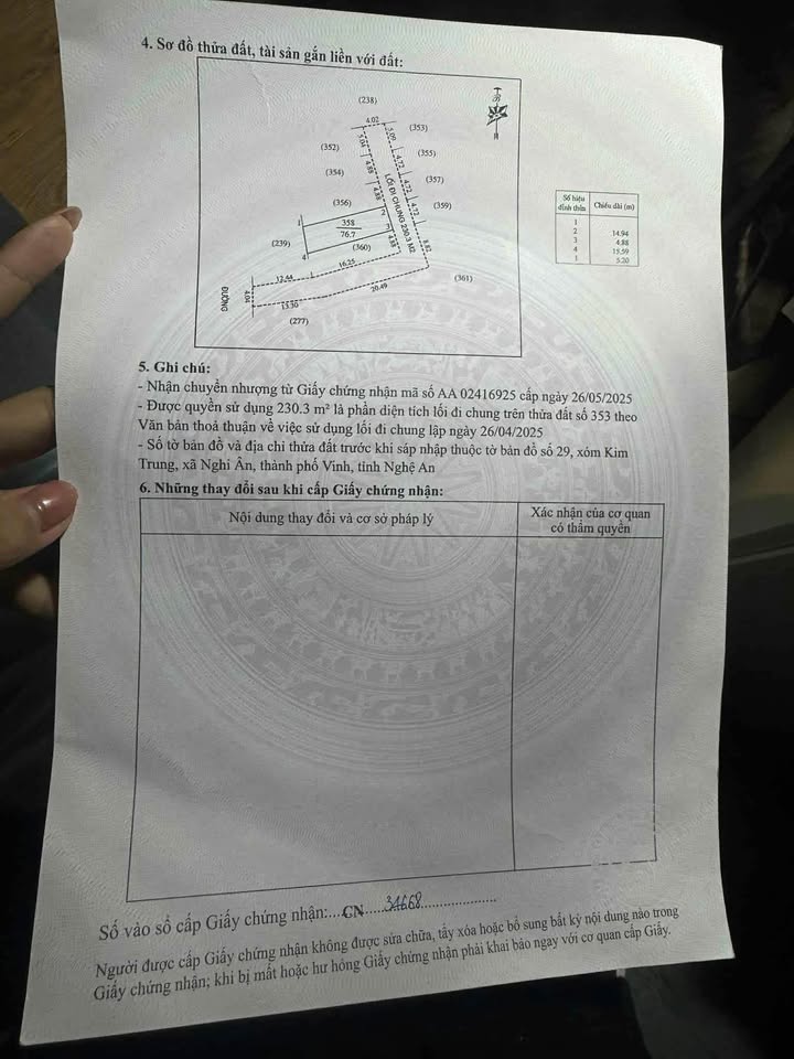 Đất thổ cư Nghi Ân 76,7m² giá 1,4 tỷ - Cơ hội đầu tư không nên bỏ qua!