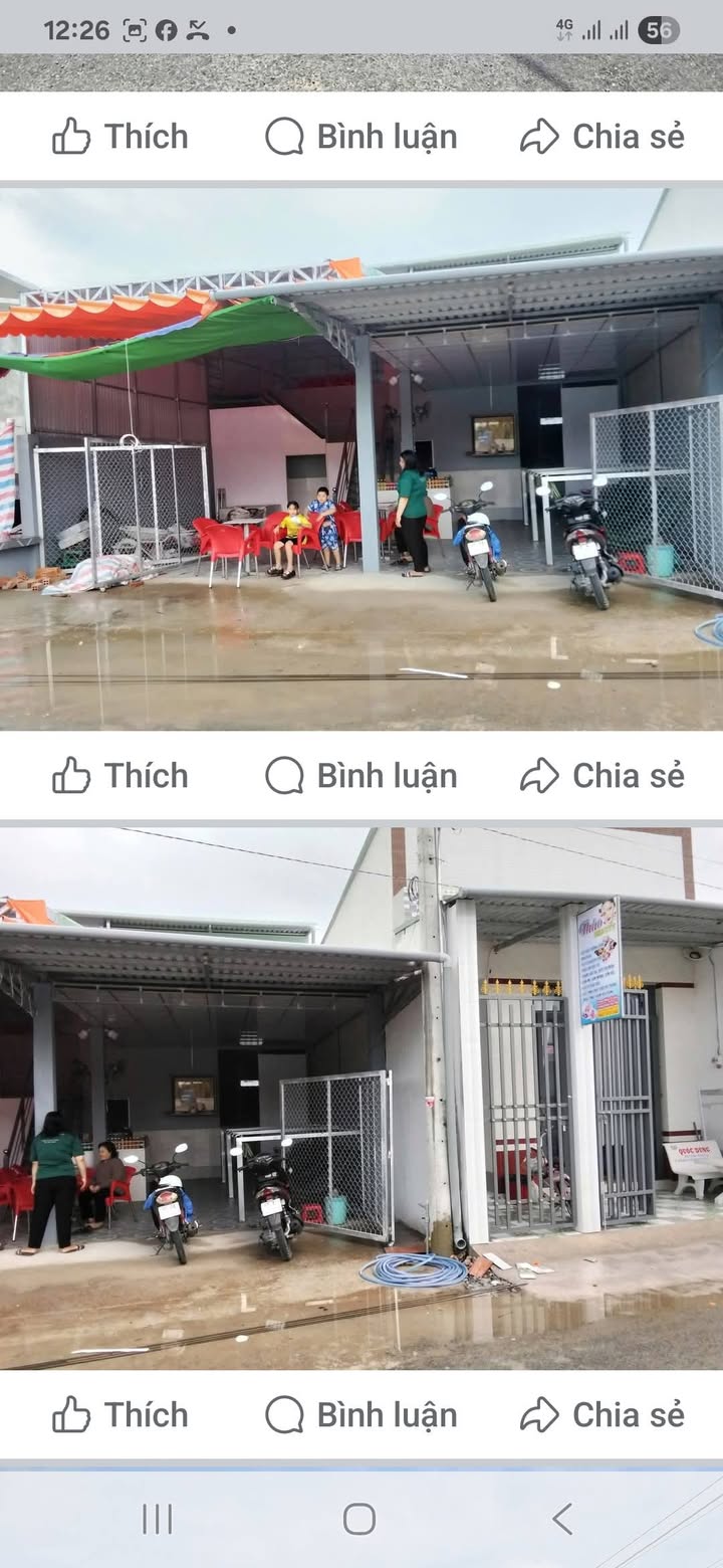 Nhà trệt lầu cho thuê tại Khu công nghiệp Đô thị Hoàng Quân, Vĩnh Long - Giá 8 triệu/tháng